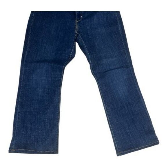 Levi’s Women Blue Denim Jeans Classic Bootcut Size 14 Stretch Embroidered - Picture 5 of 14